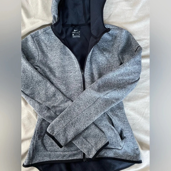 Nike Dri-Fit Women’s‎ Training Hoodie Full Zip Sweatshirt - Picture 7 of 8